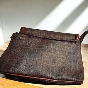 Liz Claiborne Elegant Brown Leather Bag 11x7in